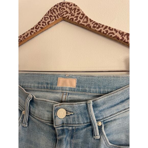 MOTHER The Weekender Fray Jeans in Swimming Pool Sunday Size 26 - Picture 5 of 11